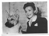 Carole loved dogs c. 1943