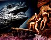 Attack of the colorized lizard, 1 Million BC