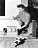 Carole with cats c. 1943