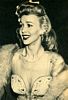 Carole at a boxing match in Cleveland, June 1946