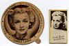 Dixie cup lid (1940) and a weight ticket c. 1942