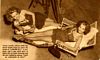 Relaxing on the set, Film Fun September 1940