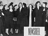 If looks could kill: Lilli Palmer (far left) and Carole, Movie Show February 1948