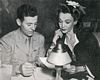 With Bombardier Captain McKee, Photoplay August 1943