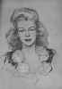 An artist's idea of Carole, Motion Picture February 1945