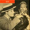 Carole, the dog, and Georgie Jessel, Movie-Radio Guide July 5, 1941