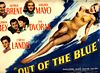 Title card from Out of the Blue (1947)