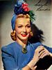 In her Easter bonnet c. 1942, Photoplay May 1943