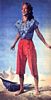 Carole on the sand, Photoplay July 1946