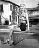 Carole by the pool c. 1942