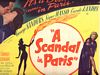 Lobby (title) card from Scandal in Paris (1945)