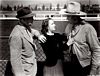 Carole's first lead, with John Wayne in Three Texas Steers (1939)