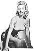 Happy sweater girl c. 1941, Screenland July 1943