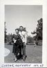 With brother Lawrence, Easter 1947 (family collection)