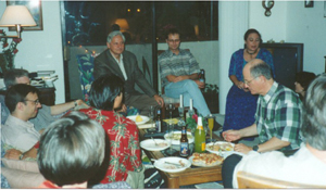 Herb Plutschow at a post-GA seminar gathering.